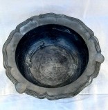 Scrumiera veche din aliaj aluminiu / cositor