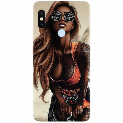 Husa silicon pentru Xiaomi Redmi S2, Tattoed Girl foto