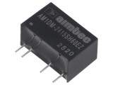 Convertor DC/DC 1W AIMTEC AM1DM-2415SH60EZ, Intrare 21,6-26,4V, Ieșire 15V 67mA