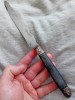 Cutit Vechi Argint &amp; Lemn 25cm - Cutite Antichitate Colectie Obiect Argint