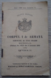 Ordinul Corpului I de Armată către Divisia II, 1904