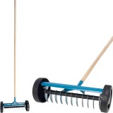 Grebla aeratoare pentru gazon Strend Pro R152W, 11 dinti, cu roti si coada