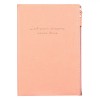 Carnet Notițe A5, Model &quot;Let Your Dreams Come True&quot;, Corai, Copertă Dura PU, 80 File, Fermoar, Oem
