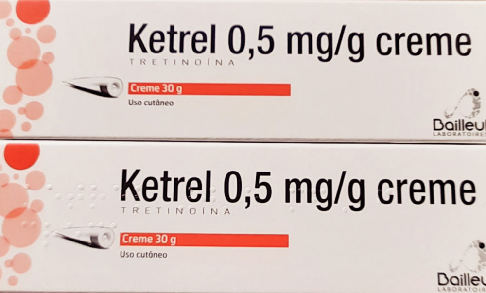 TRETINOIN 0.05 Ketrel Retin A Retinol Riduri Acnee Airol Tretinoina 30