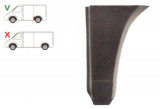 Segment reparatie aripa spate Vw Transporter T4 1990-2003, Scurt Partea Stanga, punte Spate in fata rotii, lungime 270 mm, inaltime 395 mm, (pentru m, Rapid