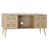 Mobilă TV DKD Home Decor Multicolor Natural Lemn de paulownia Lemn MDF 120 x 42 x 60 cm