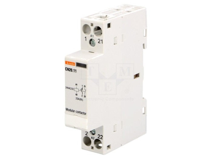 Contactor 2-Poli 20A 24V