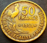 Moneda istorica 50 FRANCI - FRANTA, anul 1951 * cod 3198