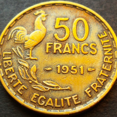 Moneda istorica 50 FRANCI - FRANTA, anul 1951 * cod 3198