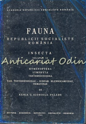 Fauna R.S.R. Vol. IX Fasc. 9 Insecta (III). Hymenoptera. Tenthredinoidea