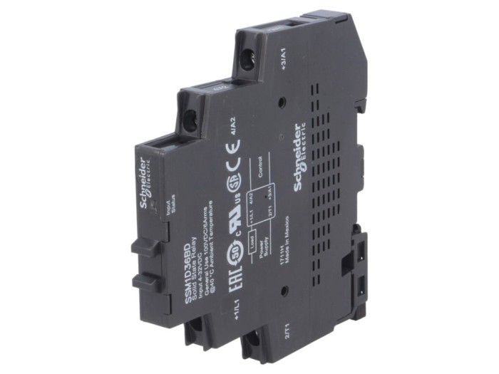 Releu semiconductor 6A 1-100VDC