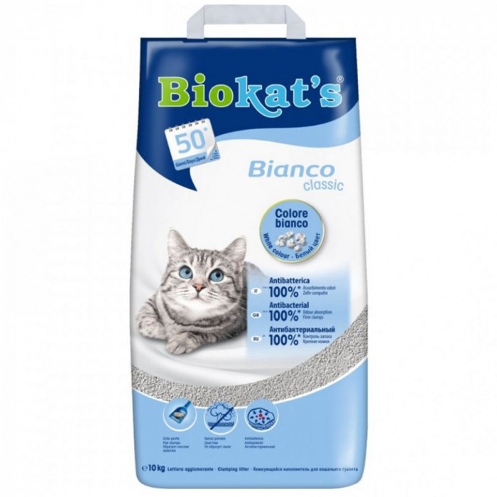 Biokat&rsquo;s Bianco litieră clasică 10 kg