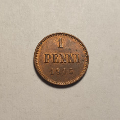 Finlanda 1 Penni 1915 Unc