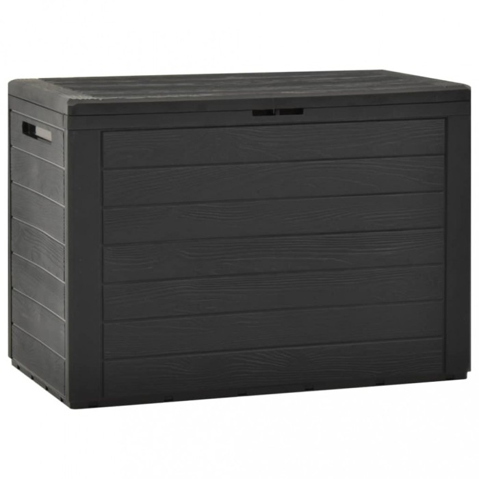 Gossi lada de depozitare pentru gradina, antracit, 78 x 44 x 55 cm