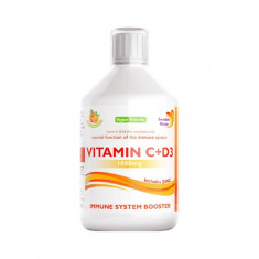 Vitamina C Lichida 1000 Mg + Vitamina D3 + Zinc, 500ml, Swedish Nutra