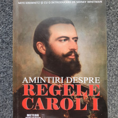 AMINTIRI DESPRE REGELE CAROL I