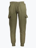 Pantaloni sport barbati cu bata elastica si design cu multe buzunare verde, XL