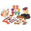 Set Creativ Mașină Paste &amp; &Icirc;nghețată Copii KIK, Accesorii Bucătărie, Plastilină Multicoloră, +3 Ani