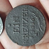 Germania , Austria : I pfennig 1772 si ein kreuzer 1816 A
