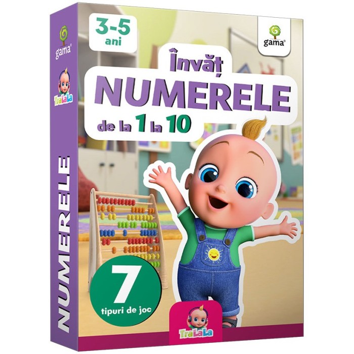 Invat NUMERELE de la 1 la 10