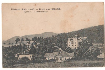 SV * Salutari din ANINA * Imagine cu NATURA PROASPATA DE VARA * 1908 foto