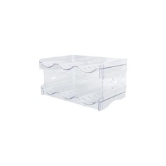 Set 2 suporturi pentru bauturi Annhua, 28.2 x 2 cm, 3 sticle pe suport, plastic, transparent