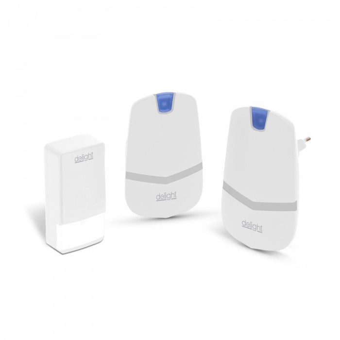 Sonerie digitala fara fir si fara baterie, cu 2 unitati de receptie - Kinetic, Best CarHome