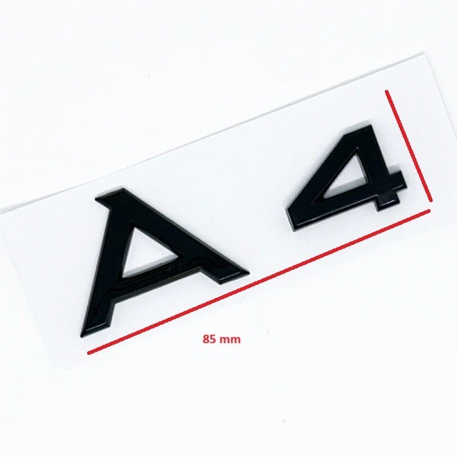 Emblema AUDI A4 negru