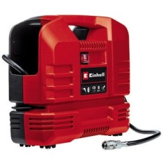 Compresor aer portabil fara ulei Einhel TC-AC 190 OF Set, 220 V, 1100 W, 8 bar presiune maxima, tip valiza, 190 l/min, capacitate de aspirare foto