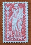 Liechtenstein-&#039;&#039;CRACIUN 1981-ARTA RELIGIE -MADONA cu Pruncu&#039;&#039;serie 1v.Val nominala mare de 10 Fr.!!!-rar!!- MNH LUX-NESTAMPIL.-VEZI SCAN