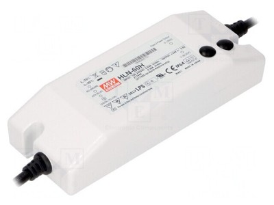 Alimentator LED 62.1W 54VDC 90-305VAC foto