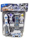 Set statie spatiala jucarie cu astronauti si rachete