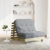 VidaXL Canapea futon cu saltea, 100x206x11 cm, lemn de pin tratat 846770