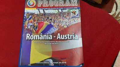 program Romania - Austria foto