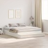 VidaXL Cadru de pat cu depozitare cu sertar Alb 236.5 x 200 x 31.5 cm 3335621