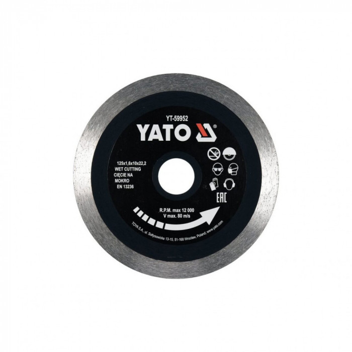 Disc diamantat continuu 125mm Yato YT-59952