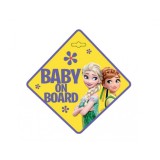 Indicator Baby On Board Frozen, galben