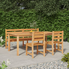 Set mobilier pentru gradina, 4 piese, lemn masiv de tec GartenMobel Dekor