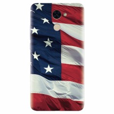 Husa silicon pentru Huawei Nova Lite Plus, American Flag Illustration