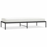 Cumpara ieftin Cadru pat metalic, negru, 90x200 cm