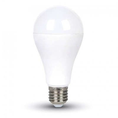 Bec E27 230V 15W LED 3000K V-tac alb cald foto