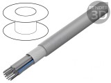 Cablu Bandă Rotund 1,27mm Cu 14x28AWG PVC Gri