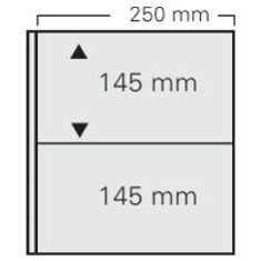 Set 5 Folii bancnote format mare 2 buzunare 250 x 145 mm pentru albumul 7351