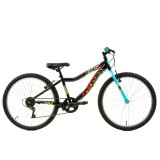 Cumpara ieftin Bicicleta Copii DHS Plasma - 24 Inch, Negru-Roz Ultimate FactoryBikes