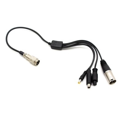 Cablu convertor GX16 la LP16/DC/XLR/GX12 foto