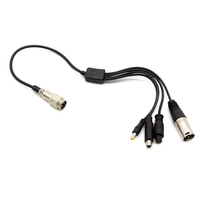 Cablu convertor GX16 la LP16/DC/XLR/GX12