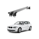 Set bare transversale aluminiu cu prindere in puncte fixe compatibile BMW Seria 1 E81 3/5 usi 2007-2011 negre sau argintii Cod: 120101 Kit 201