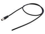 Conector M12 mufă tată drept aurit 5 PIN AMPHENOL