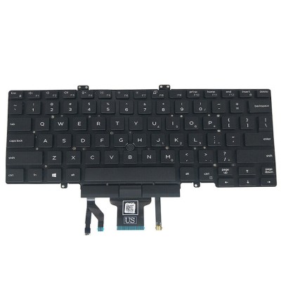 Tastatura laptop, Dell, Latitude 5411, 3J9FC, 03J9FC, H2DXX, 0H2DXX, PK132FB1A00, Dual Point, cu iluminare, layout US foto