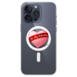 Husa personalizata apple iphone 15 pro, magsafe, be my valentine